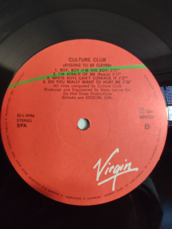 Culture Club - Kissing To Be Clever | Virgin (609105) - 3