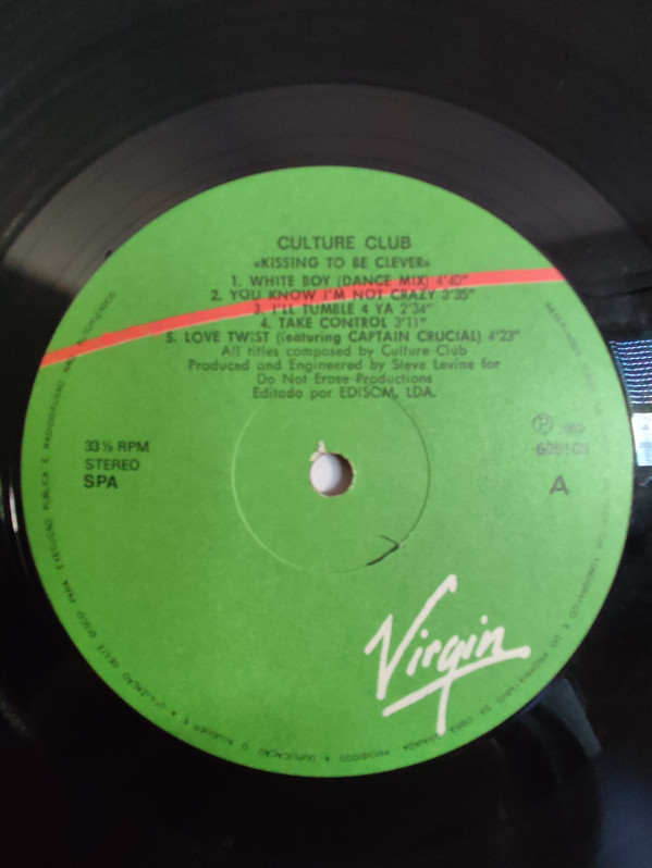 Culture Club - Kissing To Be Clever | Virgin (609105) - 2