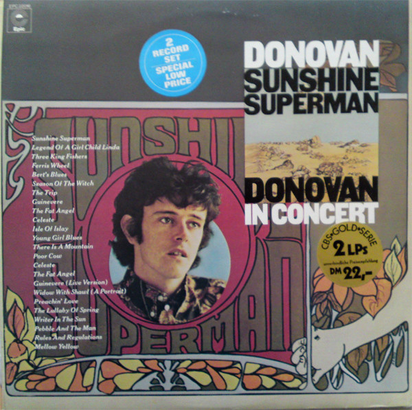 Donovan - Sunshine Superman / In Concert At The Anaheim Convention Center | Epic (EPC 22016)