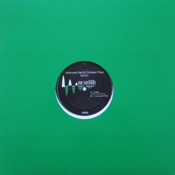 Johannes Heil & Christian Pass - Faith | Metatron Recordings (MTR 002)