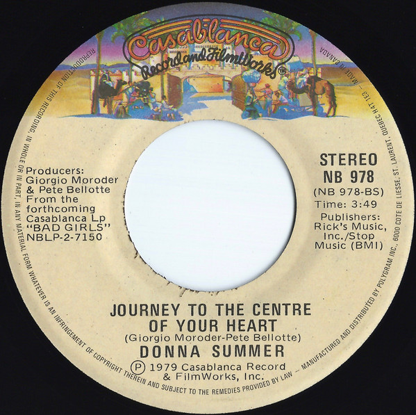 Donna Summer - Hot Stuff / Journey To The Centre Of Your Heart (7") [Vinyl] | Casablanca (NB 978) - 2