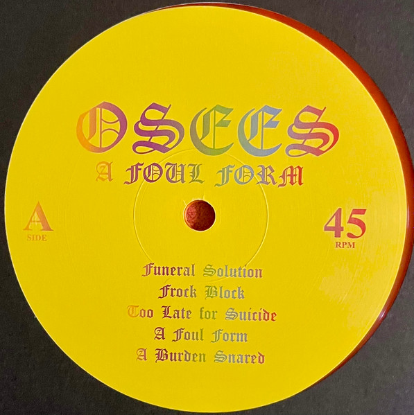 Thee Oh Sees - A Foul Form | Castle Face (CF 147) - 3