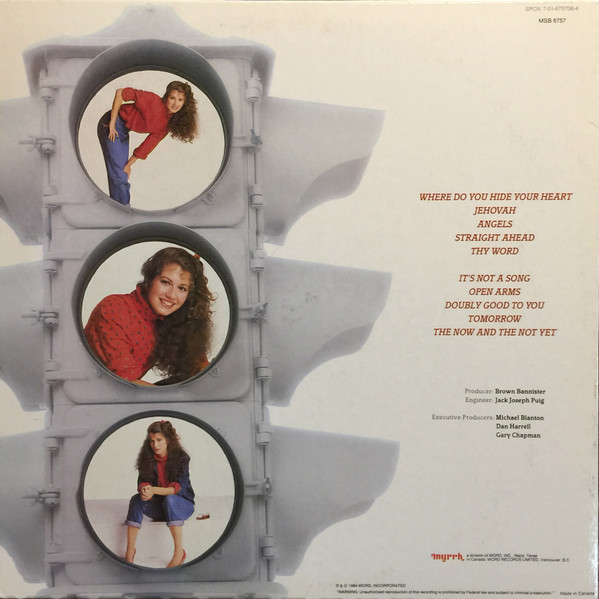 Amy Grant - Straight Ahead | Myrrh (MSB 6757) - 2