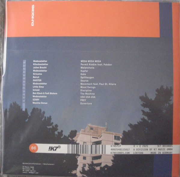 Modeselektor - DJ-Kicks | !K7 Records (K7457LP) - 2 Modeselektor - DJ-Kicks | !K7 Records (K7457LP) - 2