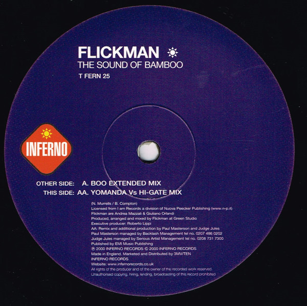 Flickman - The Sound Of Bamboo | Inferno (T FERN 25) - 4