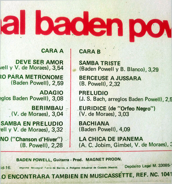 Baden Powell - Original Baden Powell | Nevada (ND-1041) - 2