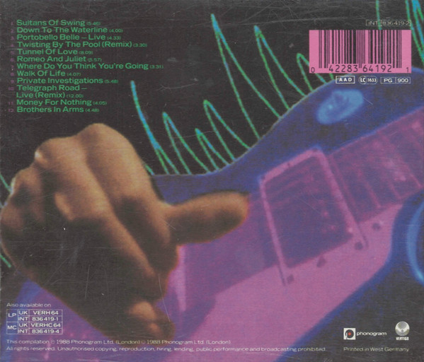 Dire Straits - Money For Nothing | Vertigo (836 419-2) - 2 Dire Straits - Money For Nothing | Vertigo (836 419-2) - 2