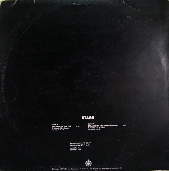Stage - Dreamin On The Top | Hispavox (549 088) - 2