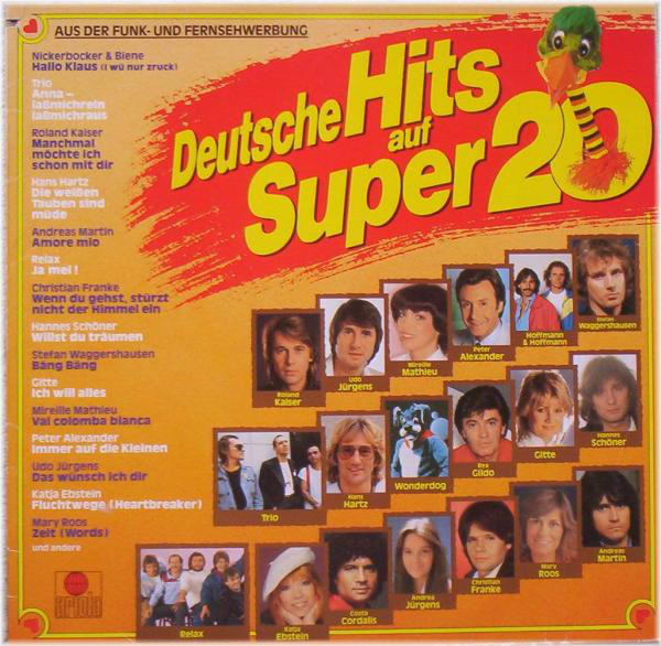 Various - Deutsche Hits Auf Super 20 | Ariola (46 249 9) - main