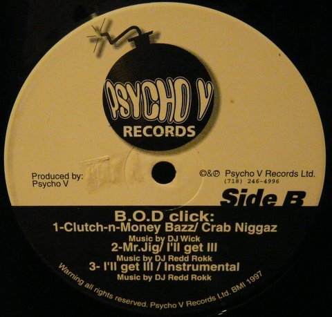 Marcy All Star$ / B.O.D. Click - Alert The Masses / Crab Niggaz | Psycho V Records (none) - 4