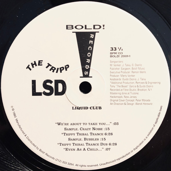 The Tripp - LSD | Bold! Records (BOLD! 2001-1) - 3 The Tripp - LSD | Bold! Records (BOLD! 2001-1) - 3