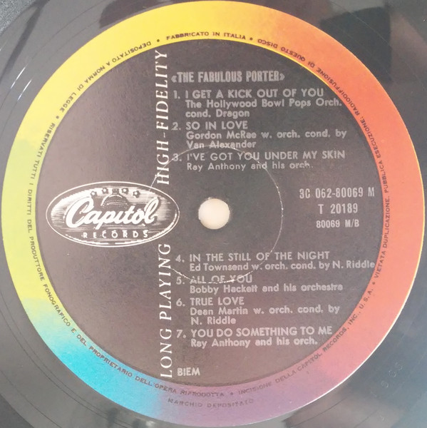 Various - The Fabulous Porter | Capitol Records (3C 062-80069 M) - 4 Various - The Fabulous Porter | Capitol Records (3C 062-80069 M) - 4