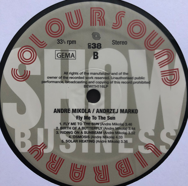 Andrzej Marko / Andrzej Mikołajczak - Fly Me To The Sun | Be With Records (BEWITH116LP) - 4 Andrzej Marko / Andrzej Mikołajczak - Fly Me To The Sun | Be With Records (BEWITH116LP) - 4