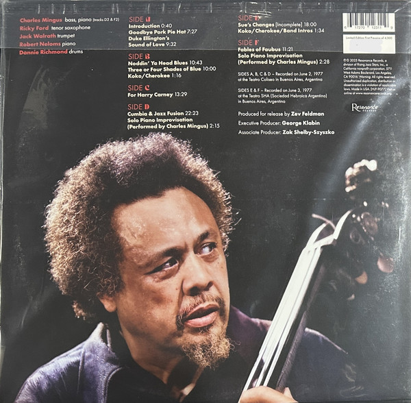 Charles Mingus - In Argentina (The Buenos Aires Concerts) | Resonance Records (HLP-9077) - 3 Charles Mingus - In Argentina (The Buenos Aires Concerts) | Resonance Records (HLP-9077) - 3