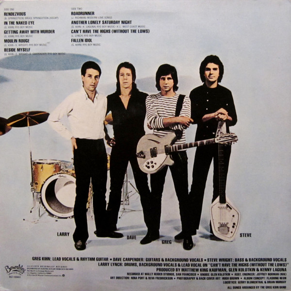 Greg Kihn Band - With The Naked Eye | Beserkley (BZ-10063) - 2 Greg Kihn Band - With The Naked Eye | Beserkley (BZ-10063) - 2