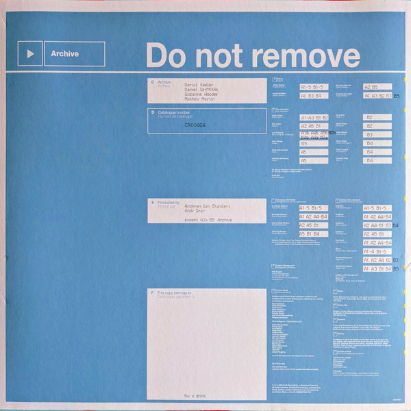 Archive - Take My Head | Craft Recordings (CR00464) - 2 Archive - Take My Head | Craft Recordings (CR00464) - 2
