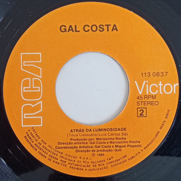 Gal Costa - Nada Mais | RCA (113 0637) - 4