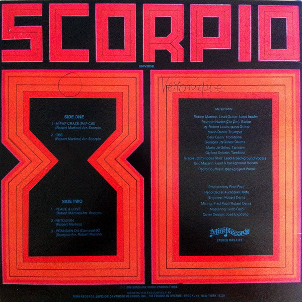 Scorpio Universel - 1980 | Mini Records (MRS 1103) - 2