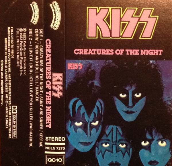 Kiss - Creatures Of The Night [Cassette] | Casablanca (NBL5 7270) - 2