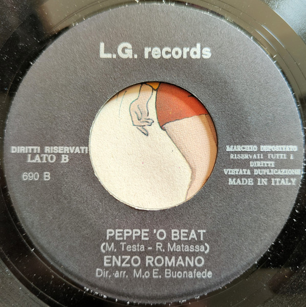 Enzo Romano - La Scopata / Peppe 'O Beat | L.G. Records (LG 690) - 3