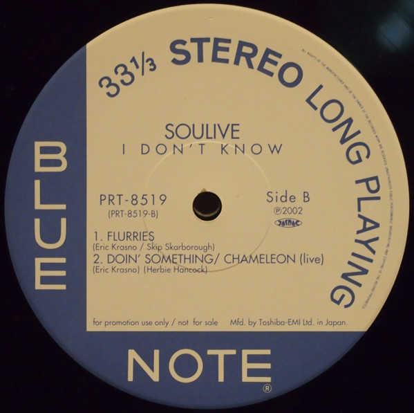 Soulive - I Don't Know | Blue Note (PRT-8519) - 2