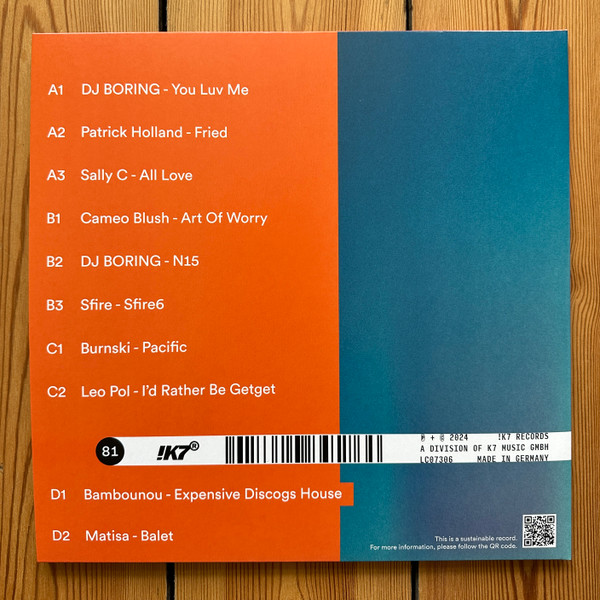 DJ Boring - DJ-Kicks | !K7 Records (KLP7441) - 2 DJ Boring - DJ-Kicks | !K7 Records (KLP7441) - 2