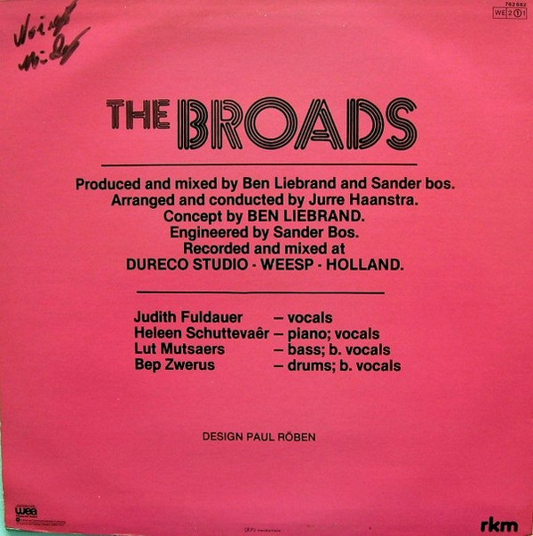 The Broads - Sing - Sing - Sing | RKM (762.662) - 2 The Broads - Sing - Sing - Sing | RKM (762.662) - 2