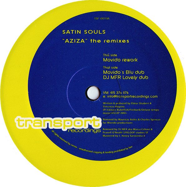 Satin Souls - Aziza (The Remixes) | Transport Recordings (TSP 019)
