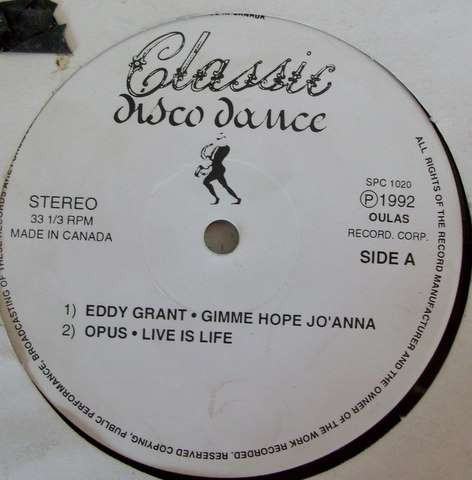 Various - Classic Disco Dance | Classic Disco Dance (SPC 1020) - main Various - Classic Disco Dance | Classic Disco Dance (SPC 1020) - main