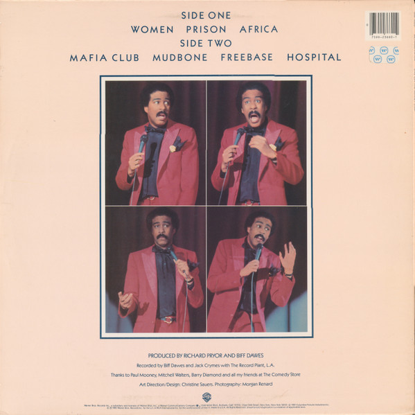 Richard Pryor - Live On The Sunset Strip | Warner Bros. Records (BSK 3660) - 2