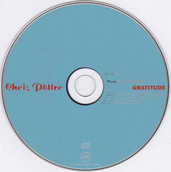 Chris Potter - Gratitude | Verve Records (549 433-2) - 4