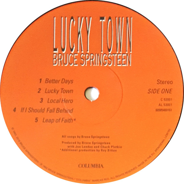 Bruce Springsteen - Lucky Town | Columbia (C530001) - 2