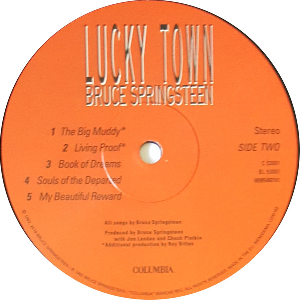Bruce Springsteen - Lucky Town | Columbia (C530001) - 3