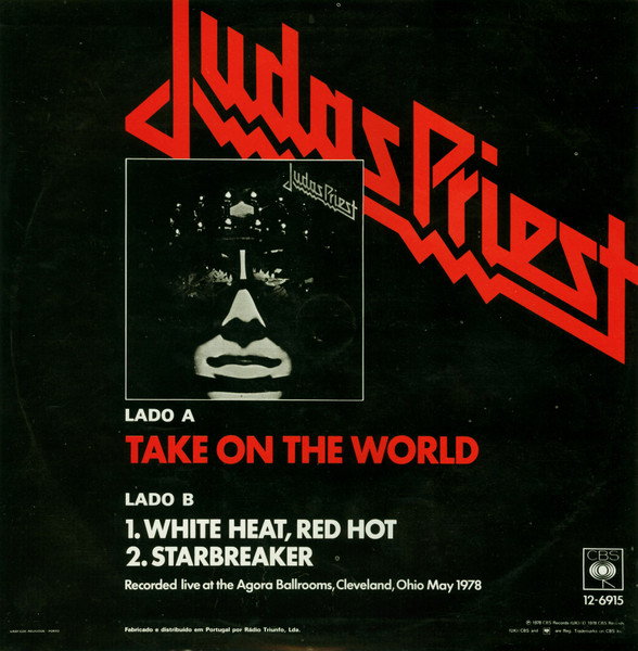 Judas Priest - Take On The World | CBS (CBS 6915) - 2