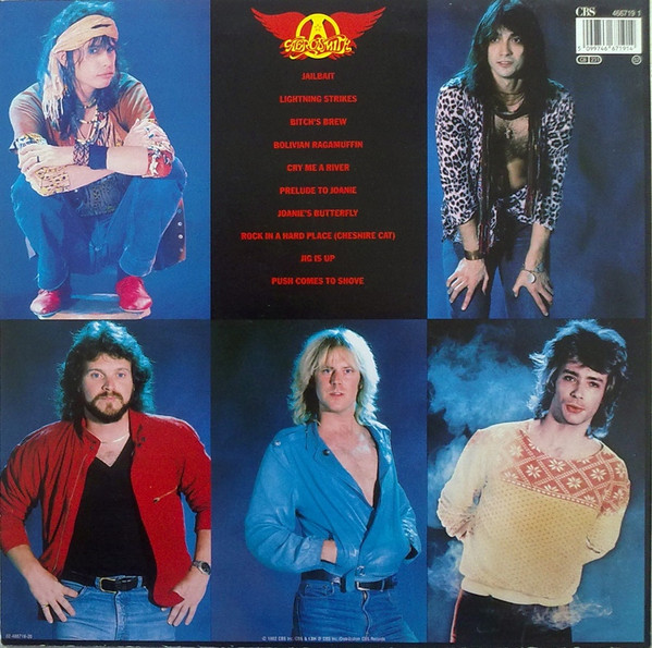 Aerosmith - Rock In A Hard Place | CBS (466719 1) - 2