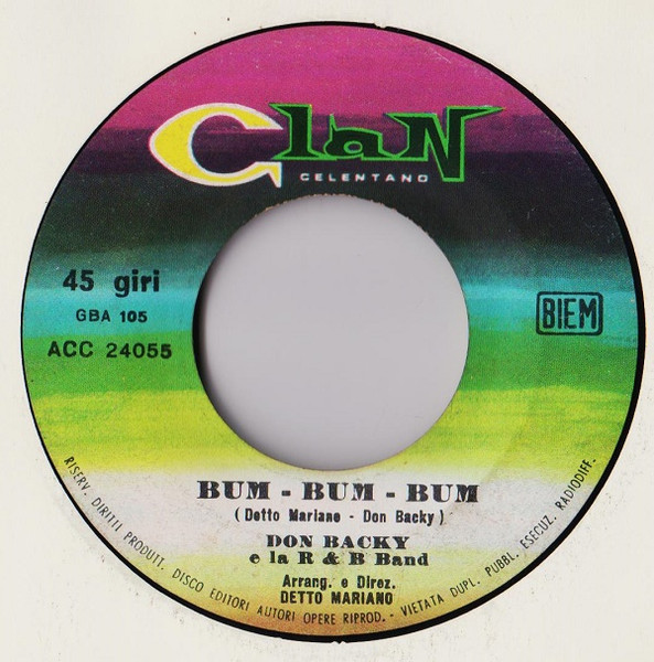 Don Backy - Bum Bum | Clan Celentano (ACC 24055) - 3