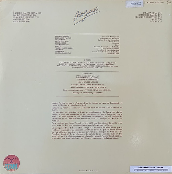 Nazaré Pereira - Nazaré | Argile (CEZ 1057) - 2 Nazaré Pereira - Nazaré | Argile (CEZ 1057) - 2