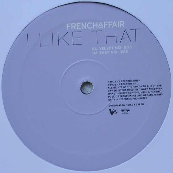French Affair - I Like That | V2 (VVR5019926) - 3 French Affair - I Like That | V2 (VVR5019926) - 3