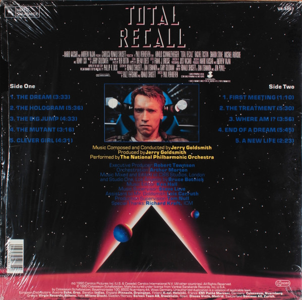 Jerry Goldsmith - Total Recall (Original Motion Picture Soundtrack) | Varèse Sarabande (VS-5267) - 2 Jerry Goldsmith - Total Recall (Original Motion Picture Soundtrack) | Varèse Sarabande (VS-5267) - 2