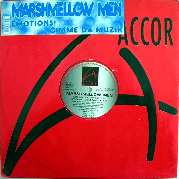 Marshmellow Men - Emotions! / Gimme Da Muzik | Accor (ACC 964104) - 3