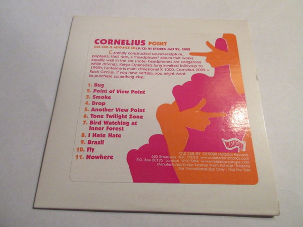 Cornelius - Point | Matador (OLE 332-2V)