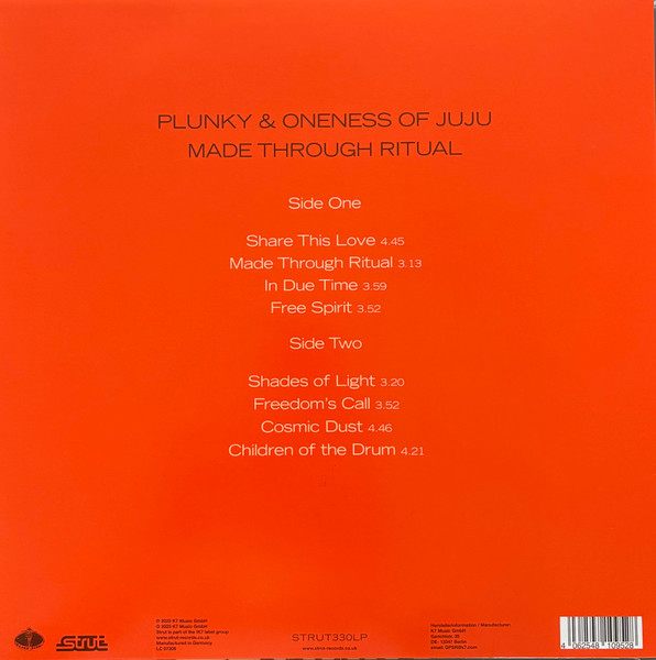 Plunky & Oneness - Made Through Ritual | Strut (STRUT330LP) - 2 Plunky & Oneness - Made Through Ritual | Strut (STRUT330LP) - 2