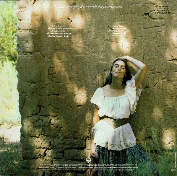 Emmylou Harris - Cimarron | Warner Bros. Records (WB 56955) - 2