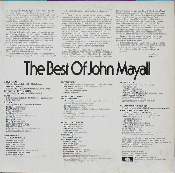 John Mayall - The Best Of John Mayall | Polydor (2675 093) - 4 John Mayall - The Best Of John Mayall | Polydor (2675 093) - 4