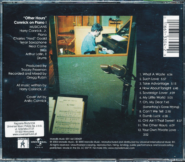 Harry Connick, Jr. - Other Hours (Connick On Piano 1) | Marsalis Music (0011661330429) - 2 Harry Connick, Jr. - Other Hours (Connick On Piano 1) | Marsalis Music (0011661330429) - 2