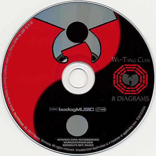 Wu-Tang Clan - 8 Diagrams | Bodog Music (0180362BDM)