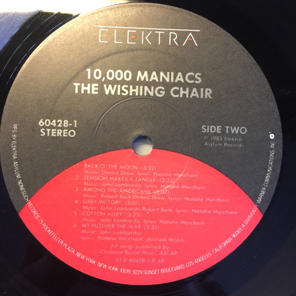 10,000 Maniacs - The Wishing Chair | Elektra (9 60428-1) - 4
