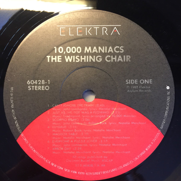 10,000 Maniacs - The Wishing Chair | Elektra (9 60428-1) - 3