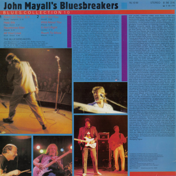 John Mayall & The Bluesbreakers - John Mayall's Bluesbreakers | AMIGA (8 56 376) - 2 John Mayall & The Bluesbreakers - John Mayall's Bluesbreakers | AMIGA (8 56 376) - 2