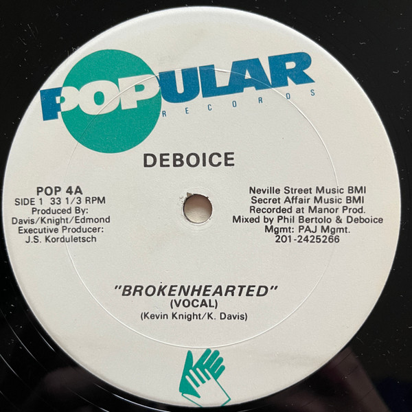 Deboice - Brokenhearted | Popular Records (POP 4)